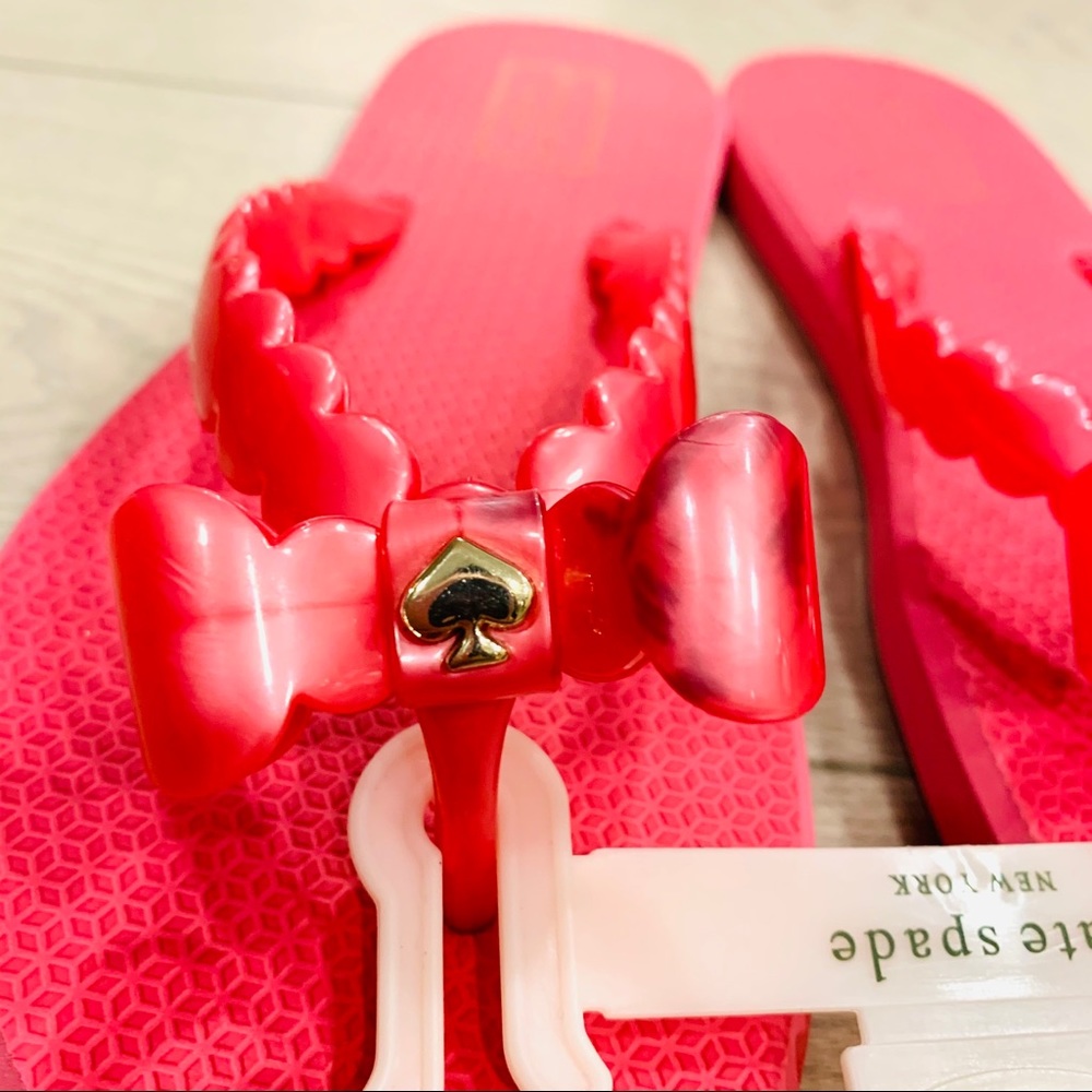 🆕 KATE SPADE l NWOT Pink Flip Flop 8 - Picture 10 of 10